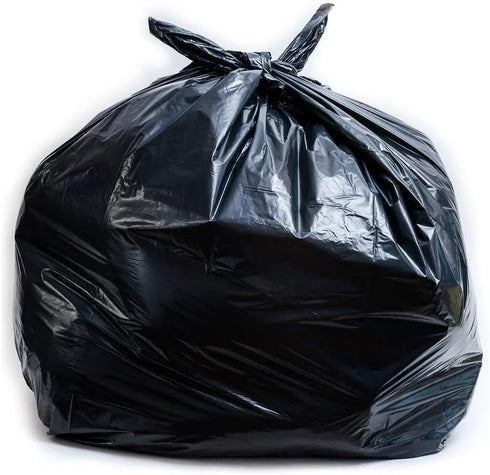 EcoQuality Strong Black Trash Bags 96 Gallon Wastebasket Receptacle Can Liner Large