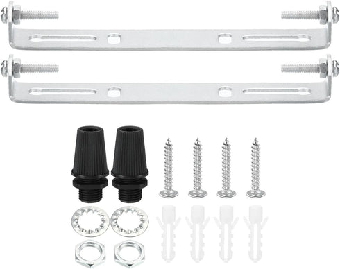 PATIKIL 120mm Ceiling Light Plate Kit, 2 Set Light Fixture Mounting Bracket
