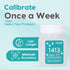 1413 µS/cm Calibration Solution, Conductivity Buffer for 5 in 1 Salinity Tester, 4 Bottles of 50mL