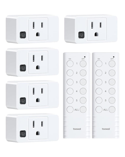 Wireless Remote Control Outlet, 200FT Long Range Remote Light Switch, Mini Remote