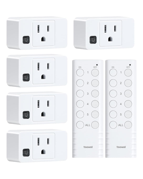 Wireless Remote Control Outlet, 200FT Long Range Remote Light Switch, Mini Remote