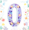 Mermaid Birthday Party Decoration LED Glowing Numbers Mermaid Number Light Up Number