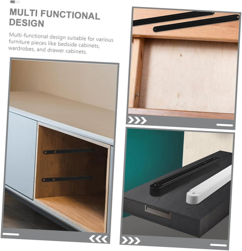 2-Pack Side Mount Drawer Slides for Smooth Cabinet Operation