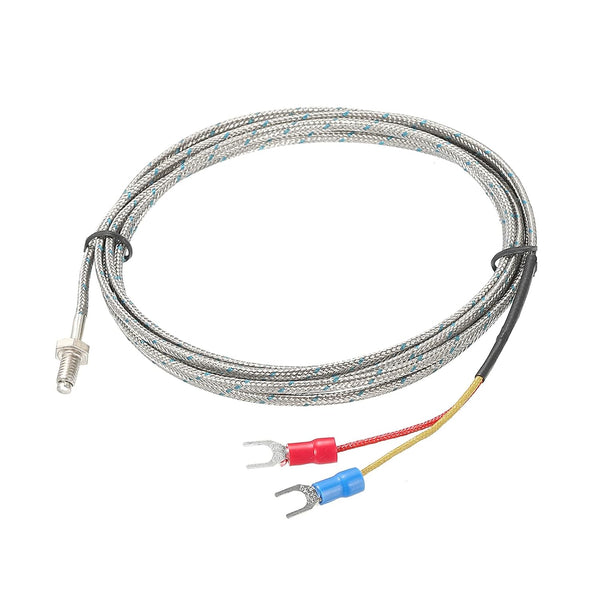 MECCANIXITY Thermocouple Temperature Sensor M6 Screw Probes J Type 6.6ft 0 to 750°C (32 to 1382°F)