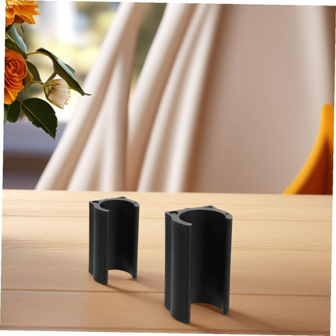LIFKOME 20pcs U-Shaped Chair Leg Caps Plastic Furniture Feet Covers Non-Slip Floor Protectors for Metal Folding Chairs