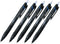 Uni-ball Jetstream Extra Fine Point Retractable Roller Ballpoint Pens, Rubber Grip Type, 0.7mm, Blue Ink, Set of 5