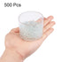 uxcell 6mm Solid Round Clear Glass Ball Boiling Stones, Soda Lime Glass Beads, 500pcs
