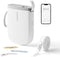 NIIMBOT D11 Label Maker Machine with Tape, 300DPI Bluetooth Printer, Portable Thermal Sticker Maker (White)