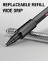 Nicpro 2mm Mechanical Pencils Set with Case, 12 Black Lead Refills, 12 Colored Lead Refills, Heavy Duty Pencil