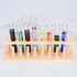 Glass Test Tubes, Pack of 100, Sturdy Round Bottom Clear Test Lab Tubes