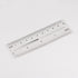 Film Flexible Ruler 4 Inch, 0.5mm Scale PET Plastic Folding Straight Ruler, Calibration Soft Measuring Tool -