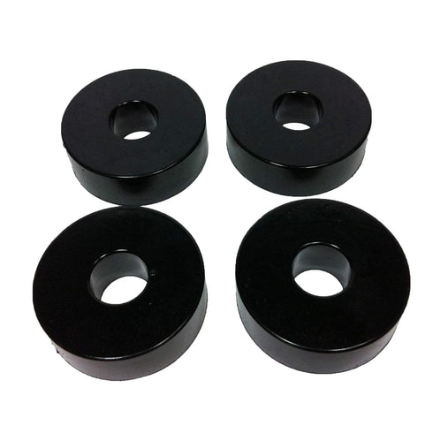 Isolate It Sorbothane Vibration Isolation Washer 70 Duro, 0.5" ID - 1.5" OD - 0.5" Thick, 4 Pack