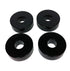 Isolate It Sorbothane Vibration Isolation Washer 70 Duro, 0.5" ID - 1.5" OD - 0.5" Thick, 4 Pack