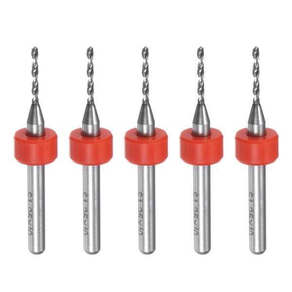 uxcell PCB Drill Bits 1.25mm, Tungsten Carbide Rotary Tool for Jewelry CNC Engraving, 5 Pcs