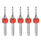 uxcell PCB Drill Bits 1.25mm, Tungsten Carbide Rotary Tool for Jewelry CNC Engraving, 5 Pcs