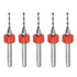 uxcell PCB Drill Bits 1.25mm, Tungsten Carbide Rotary Tool for Jewelry CNC Engraving, 5 Pcs