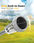 12 Pack DERAYSION Solar Pathway Lights Outdoor, Auto Dusk-to-Dawn Landscape Garden Lighting, Waterproof Stainless Steel