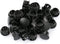 Baomain 100-Pack Plastic Hole Plugs Black 1/2" (12.6mm) Locking Plugs for Furniture, Cabinets & Automotive