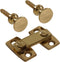 Hillman 852973 Solid Brass Shutter Bar Kit- Bright Brass Finish 1-Pack