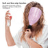 NOWHYX 3 Pcs Barber Salon Face Shield,Plastic Hairdressing Shield with Sponge Handle Reusable Hairspray Protector