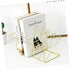Elegant Gold Iron Bookends for Stylish Home Office Decor