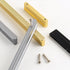 VENEST 2 Pack 416mm) Embossed Furniture Handles Gray Cupboard Handles Solid Bedside Table Handles Aluminum Alloy Drawer