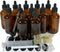 12 Pack 4oz (120ml) Glass Dropper Bottle, Essential Oil Bottle with Glass Eye Droppers, Amber