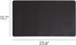 Smead Charcoal Desk Pad, Vegan Leather Mat with Non-Slip Faux Suede Backing, Perfect Desk Organizer for Office Decor