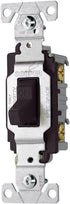 EATON Wiring CS120BK 20-Amp 120/277-Volt Black Commercial Grade Single Pole Compact Toggle Switch with Side Wiring