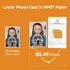 4x6" 54 1 CP4100/CP4000L/CP6000 Printer,4 HPRT Photo Paper Sheets & Ink Cartridges Refill, For HPRT Pass Dye