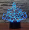 3D Illusion LED Night Light,WONFAST 7 Colors Gradual Changing Optical Illusion Acrylic
