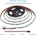 WS2811 12V Programmable 16.4ft 300 IP65 3M ALITOVE Addressable RGB LED Strip LED Pixel Strip Lights LEDs Dream Color