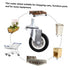 4pcs ULTECHNOVO Swivel Casters Heavy Duty Locking Caster Wheels Wheel Furniture Movers Quiet Rolling for Carts