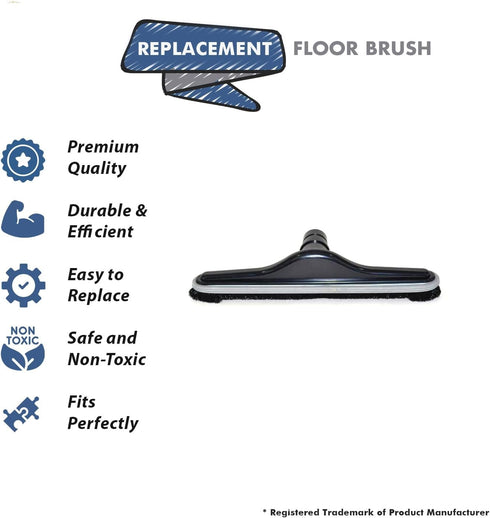 TOP VACUUM PARTS Backpack, Commercial 1 1/2" Vacuum Cleaner Floor Brush Wand Fitting