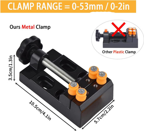 62 Pieces Pin Vises Hand Drill Bits Set, Micro Twist Manual Rotary Hobby Drill Tools for Jewelry Making, Craft, DIY