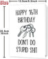 MOROLURU 16th 16 16th Funny Birthday Card for Boys Girls, Humorous Year Old Birthday Card Gifts for Him Her, Sweet Bday