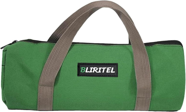BLIRITEL 14 Inch Small Tool Bag for Men, Large Capacity Wide Mouth Canvas