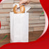 Concession Essentials 4 lb Packaging 1,200 - White Paper Bags Food Service Paper Bags for Bakery, Candy, Snacks