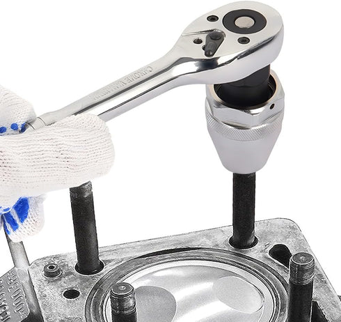 Damaged Bolt and Stud Extractor Tool, 3/8" Drive Broken Stud Remover for 1/4" to 1/2" Rounded Studs