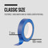 Lichamp 3 Pack Blue Painters Tape 1 inch - Blue Masking Tape 1 inch x 55 Yards x 3 Rolls (165 Total Yards)