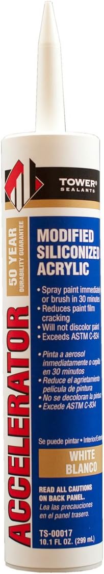 The Accelerator Acrylic Silicone, White TS-00017, 10.5 fl-Ounce Size