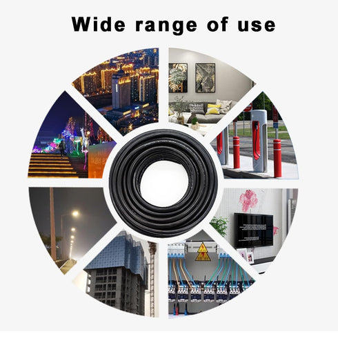 Oxygen-Free Copper 14AWG 2 Conductor Pure Copper Flexible Electrical Wire, Stranded PVC 2Cord for Lighting Automotive