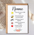 ThanhThien Nonnie Card - Nonnie I Love You Gift - Token I Love Gift - Appreciation Gift - Mothers Day Gift For Nonnie