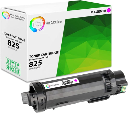 TCT Premium Compatible Toner Cartridge for Dell 825M 593-BBOY Magenta - 2,500 Pages
