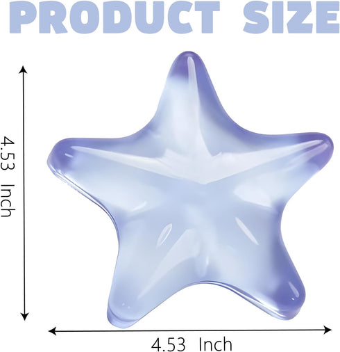 Elbow Gel Wrist Rest for Keyboard and Mouse Transparent Blue Sea Star Pad Cushion Ergonomic Cute Clear Cool Mouse Wrist
