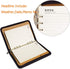 SAYEEC A5 Multifunctional Zippered Notebook, Portable Travel Portfolio, Inner Pocket Business 6-Ring Binder Meeting
