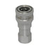 1/4" NPT ISO 7241-B Quick Disconnect Hydraulic Coupling/Coupler Set with Dust Caps