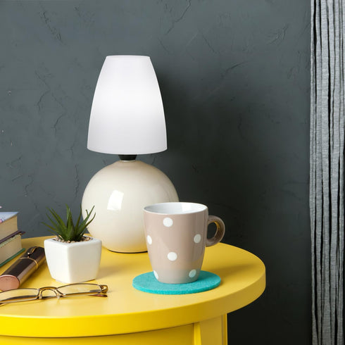 2pcs NOLITOY White Plastic Lamp Shades Middle Easy Installation Lamp Covers for Socket Desk Home Hotel Use
