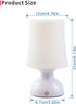 LED Mood Light, Scandinavian Battery Powered Night Light, Cordless Minimalist Table Lamp, Small White Lamp, Gift Ideas