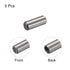 uxcell M5 5pcs 8x20mm Internal Thread Dowel Pin Chamfering Flat Carbon Steel Cylindrical Pin Bed Bookshelf Metal